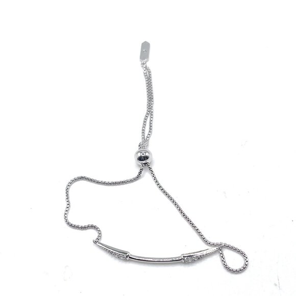 Pave Pully Breast Cancer Awareness Stella & Dot Bracelet - 1562 - Picture 2 of 2